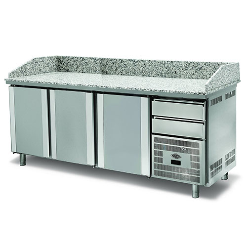 Granite Pizza Salad Refrigerator 3 Doors